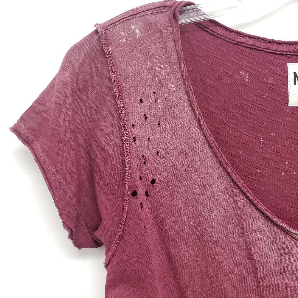 Nsf Destroyed Bleached Tshirt Size Extra Small - image 2